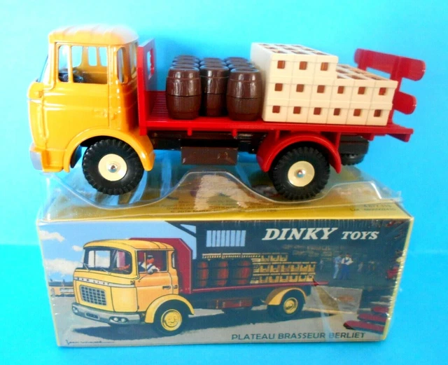 Dinky Toys Gak Berliet Brasseur - Réf 588 - 1/43 - Camion Jaune/rouge - Neuf