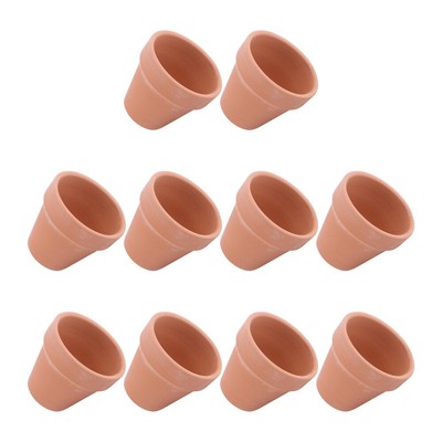 10 pezzi 5,5x5cm PICCOLA MINI TERRACOTTA PENTOLA Tono Ceramica Ceramica piantagioni 