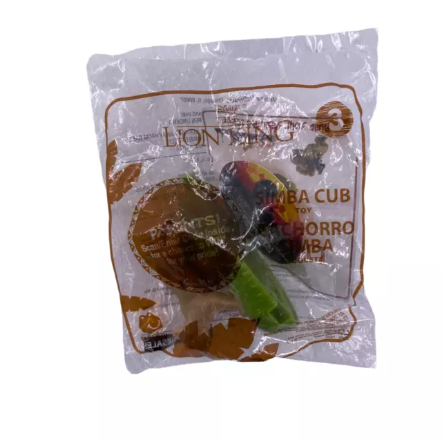 McDonald's Happy Meal Toy Disney The Lion King #3 Simba Cub 2019 NEW