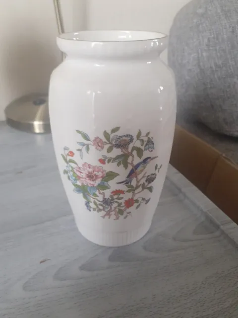Beautiful Large Aynsley Fine Bone China Pembroke Vase 6.50 Inch