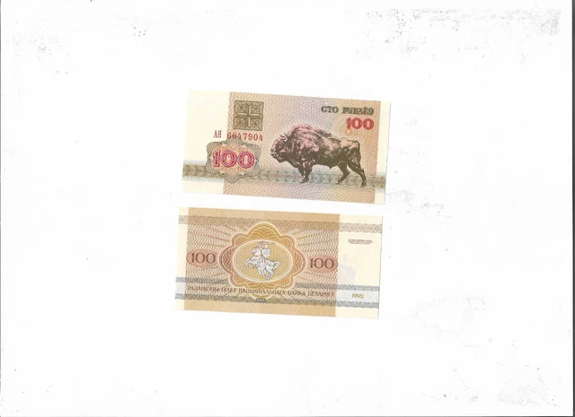 Banknote Belarus / Belarus - 100 rubles - 1992 - UNC