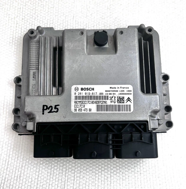 Calculateur (ECU) Bosch EDC17C10 Décodé Pour Peugeot/Citroën - Réf. 0281018465 - Remanufacturé - Immo-off