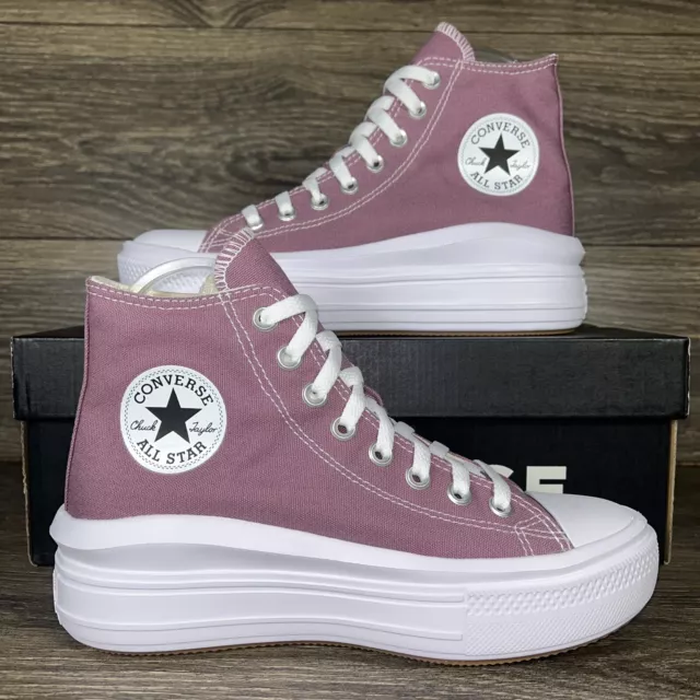 Converse Women's Chuck Taylor All Star Move Hi Platform Pink Sneakers Shoes New