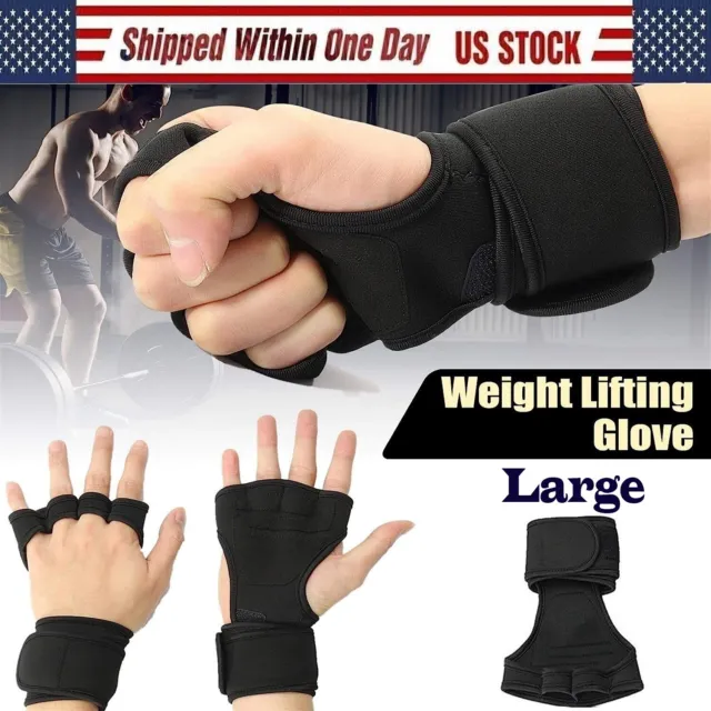 Weight Lifting Gym Gloves, Fitness, Bodybuilding, Workout Gloves for Men