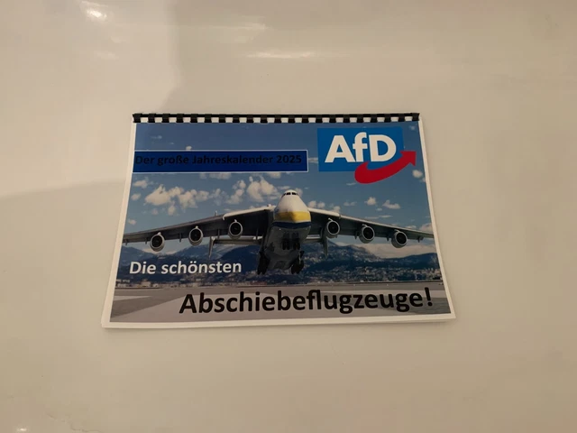 AFD KALENDER ABSCHIEBEKALENDER für das Jahr 2025 EUR 25,00 - PicClick DE