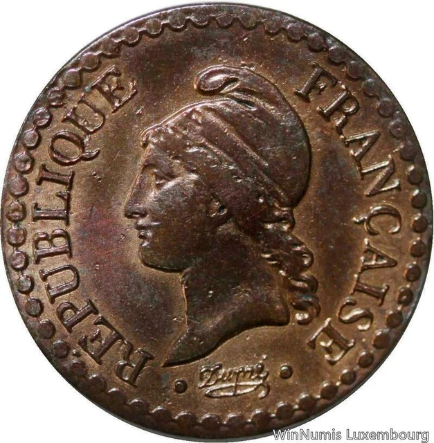V2938 France 1 Centime Dupré 1849 A Paris République SUP ->Faire offre