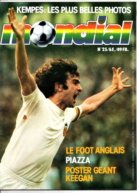 MAGAZINE MONDIAL Nº106 HOMMES DE L'ANNEE-GULLIT-VAN
