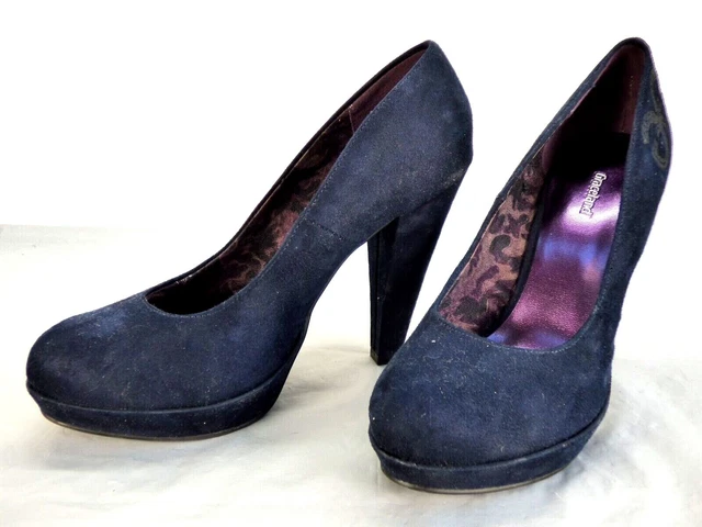 SCARPE CORTE GRACELAND tacco plateau blu navy classiche eleganti taglia EU 40 UK 6 EUR 20 48 PicClick IT