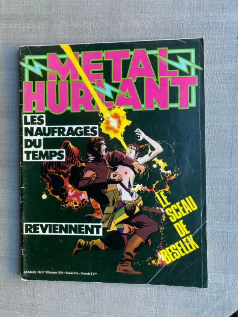 Métal Hurlant N°37 Janvier 1979 En Bon État