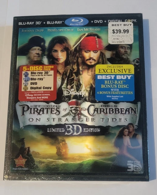 DISNEY'S PIRATES OF the Caribbean On Stranger Tides 5-disc pack - new ...