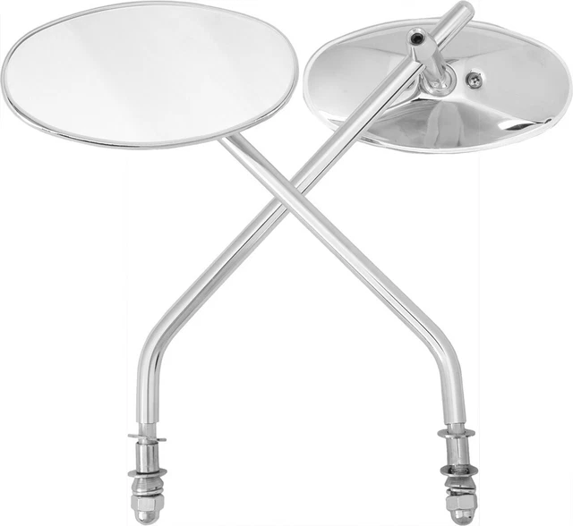 HARDDRIVE 1992-2014 Harley-Davidson FXDC Dyna Super Glide Custom CHROME OVAL MIR