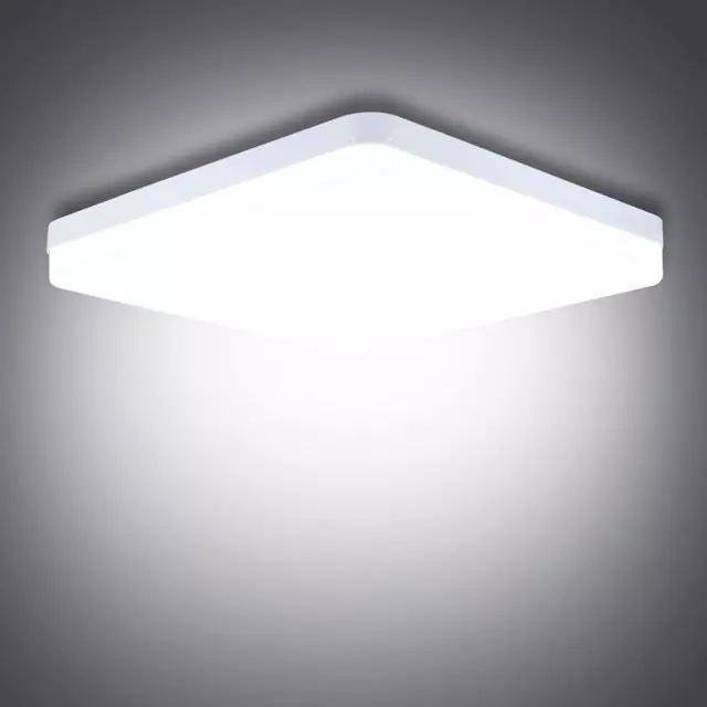 SUNZOS LED Ceiling Light, 36W Daylight White 6500K, 3240LM Bright Indoor Ceiling