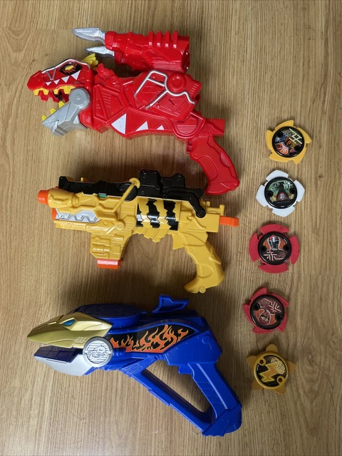 POWER RANGERS BLASTER Bundle Dino Charge Ninja Steel £14.99 - PicClick UK