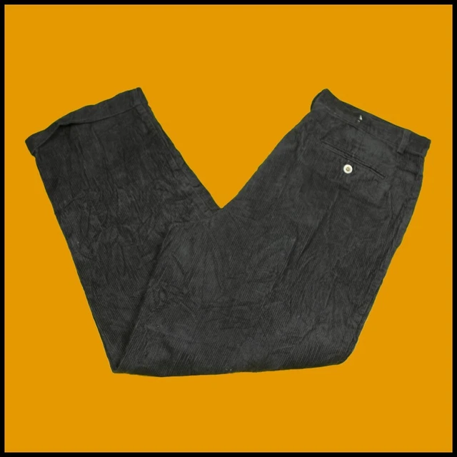 Old Navy Jumbo Corda Pioli Pantaloni Neri 38x30 412 B