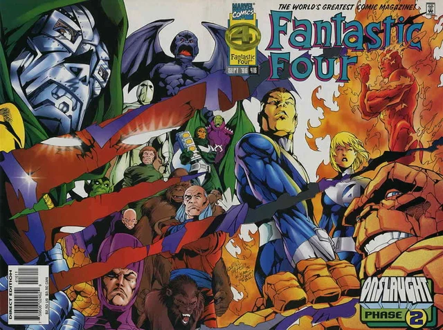 Fantastic Four (Vol. 1) #416 VF/NM; Marvel | Onslaught Phase 2 - we combine ship