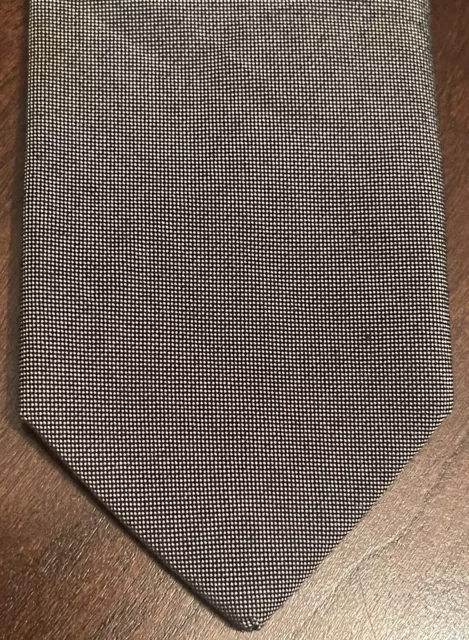 Express Gray 64% Silk 36% Cotton Men’s Neck Tie Made In China