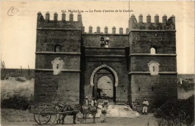 CPA AK Mehdiya La Porte d'entrée de la Casbah MAROC (720377)