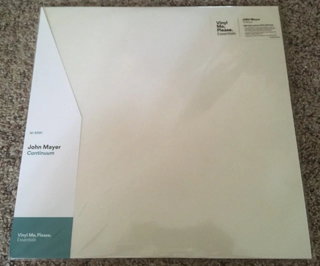 NEW JOHN MAYER Continuum 2 LP TURQUOISE COLORED Vinyl Me Please VMP …
