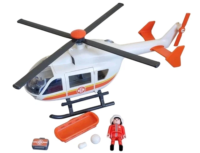 Personnage Playmobil Femme - Pièce Détachée Pour Hélicoptère De Secours (Réf. 30140840)