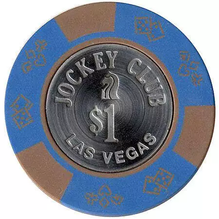 Jockey Club Casino Las Vegas Nevada $1 Chip 1983