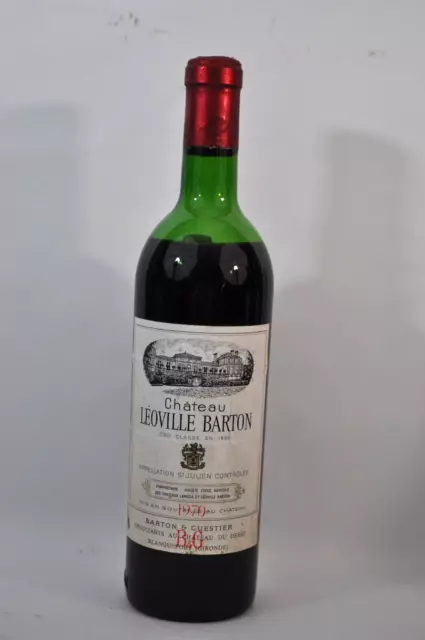 Vin -  1 Bouteille - Château Léoville Barton - Cru Classé - 1970
