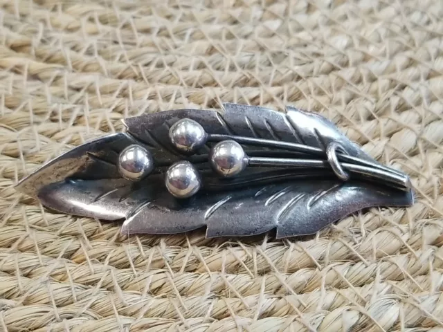 Taxco Mexico Sterling Silver 925 Pin, Brooch Vintage