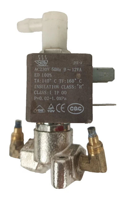 Valvola acqua elettrovalvola Jyz-3 9v 12v 140c 160c normalmente aperta caffe