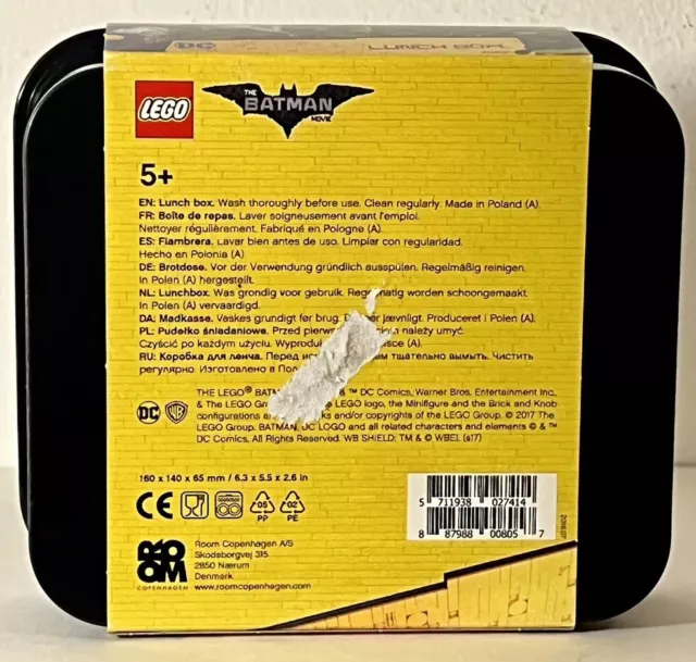 Rare Lego Batman Movie Lunch Box Always Bet On Black Room Copenhagen 2017 3