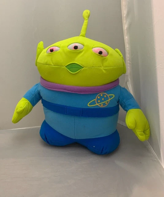 TOY STORY LIGHT Up Alien 3 Eyed Disney Pixar Store Soft Plush Toy Green 2009 £6.85 PicClick UK