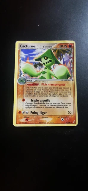 Cacturne 15/100 Rare Ex Gardiens de cristal  - Carte pokémon Français