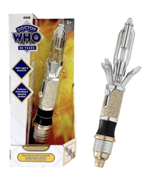 Doctor Who The 14Th Doctor's Sonic Screwdriver Toy Model Electroplated Version