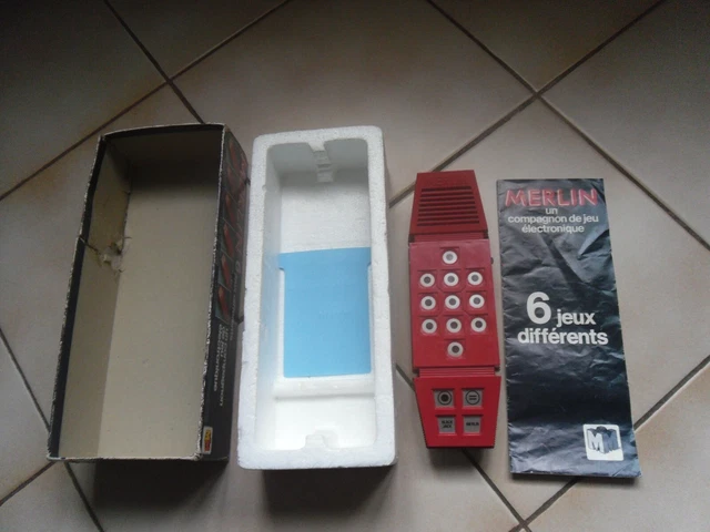 Jeu électronique Vintage MERLIN - Années 70/80, Jeu De Société/café, Pour Enfants 8-11 Ans