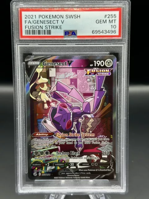 Genesect V CGC 9 (5119) 255/264 - Pokemon Graded Cards » Fusion Strike -  Graded Power