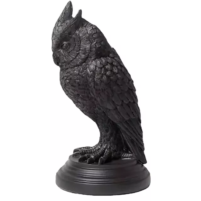 Retro Gótico Negro Cuervo Portavelas Halter Halloween Estatua Búho Habitación del Hogar Dekora Yep4