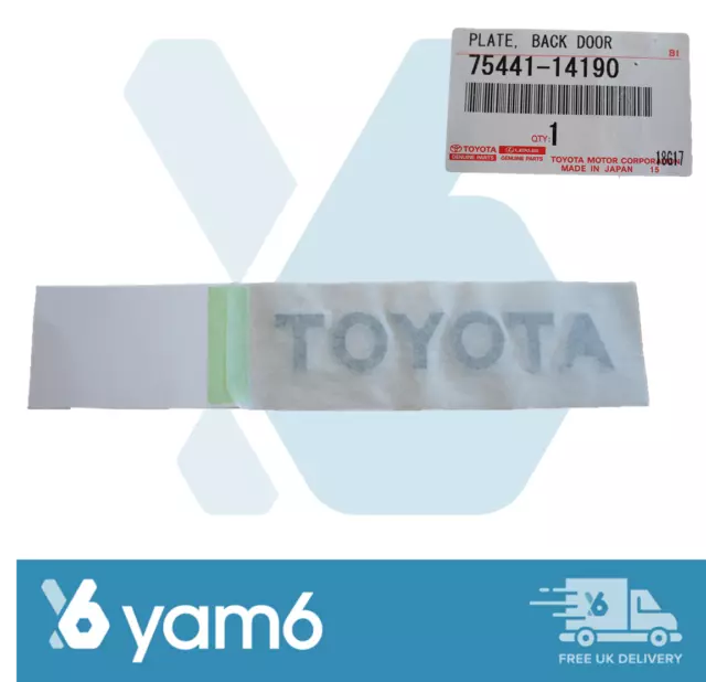 Genuine Toyota Supra Name Badge JZA80L 2JZGTE 75443-14180 7544314180