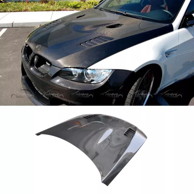 Cofano motore anteriore in fibra di carbonio per BMW E92 M3 stile V 2009-2013