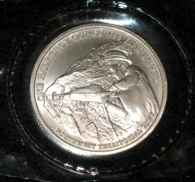 1/2 Oz .999 Fine Silver Round, Pan American Silver, Northwest Territorial Mint!