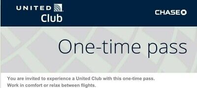 2 united club passes - fast delivery - expires January 4, 2023