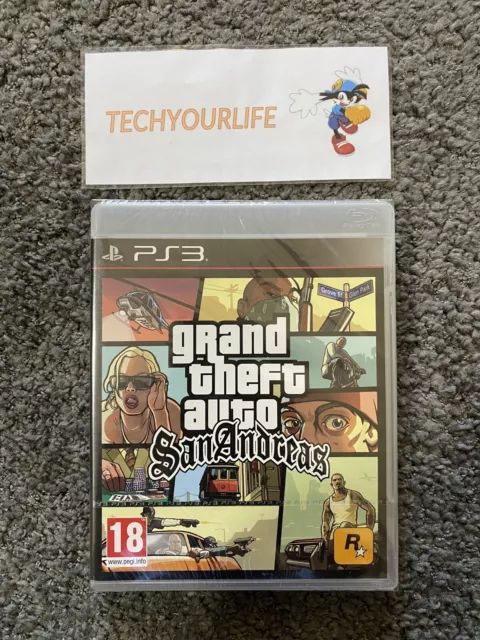 Grand Theft Auto: San Andreas - PlayStation 3 PS3 **NEW FACTORY SEALED***  710425476938