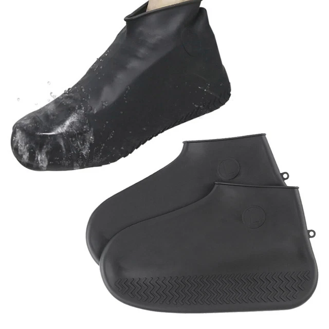 Non Slip Shoe Covers Rain Shoe Cover Black Boot Cycling Shoe Covers Work Boots