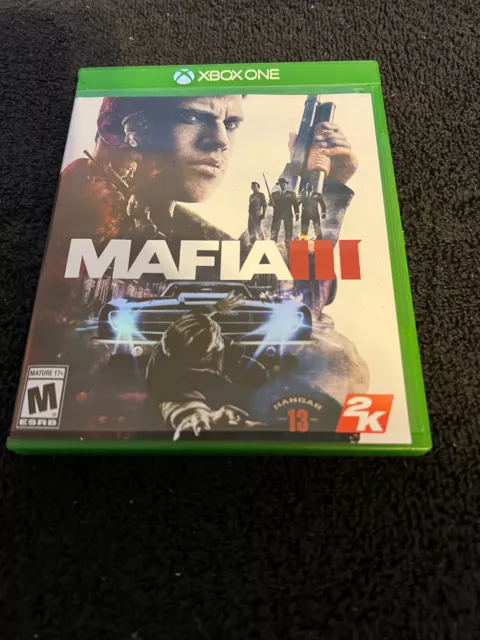 Mafia III (Microsoft Xbox One) Complete!! Map, Booklet, and Unused DLC  Card!!