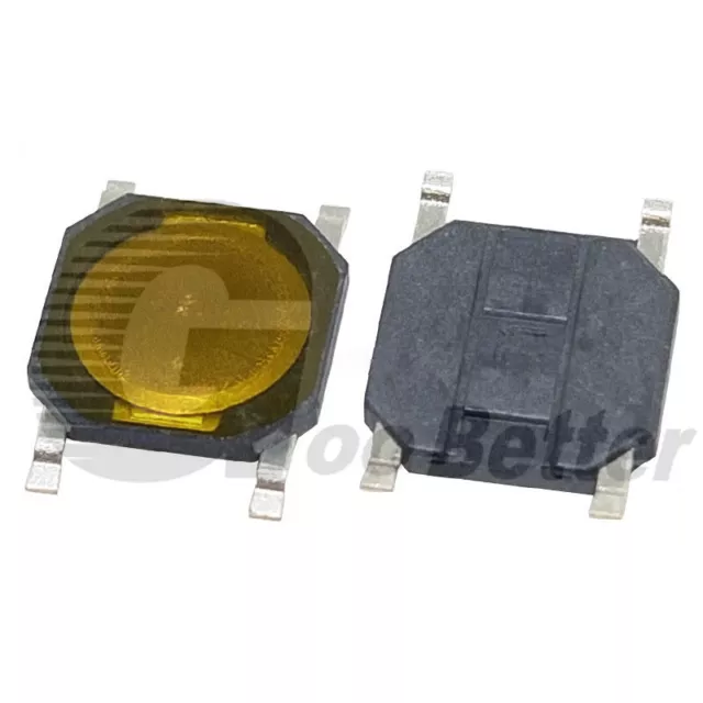 Tact Switch Wafer Thin SMD Gold Microswitch Tactile Push Button 4 x 4 x 0.8mm 2