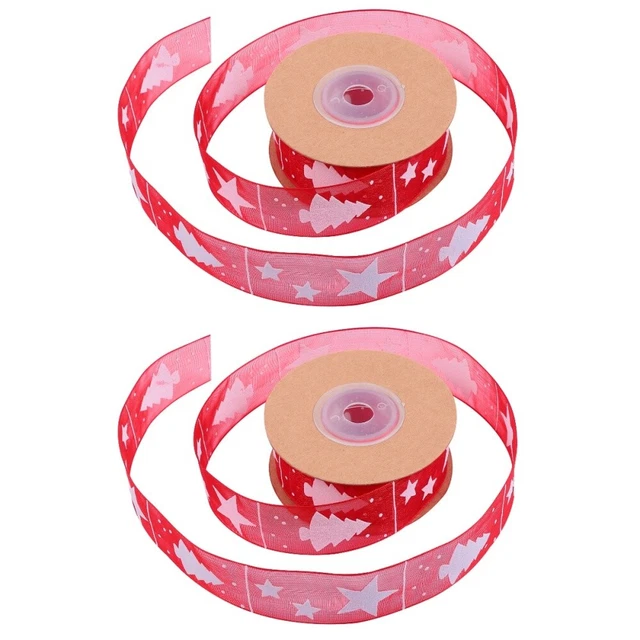 2 rollen von Verpackung Band Weihnachten Geschenk Band