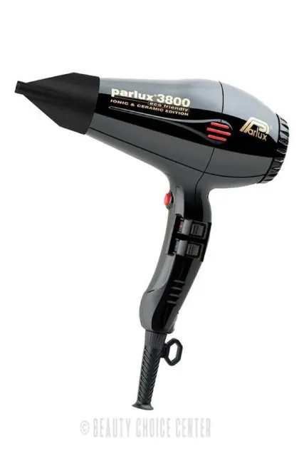 Parlux 3800 Ceramic Ionic Hair Dryer Color BLACK