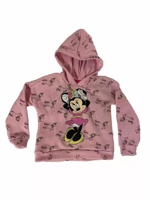 Girls Toddler Disney Junior Minnie Mouse Hoodie Sweatshirt 5T