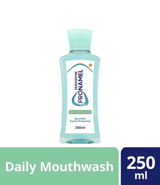 Enjuague bucal Sensodyne Pronamel 250 ml - Paquete de 4 | NUEVO ✅