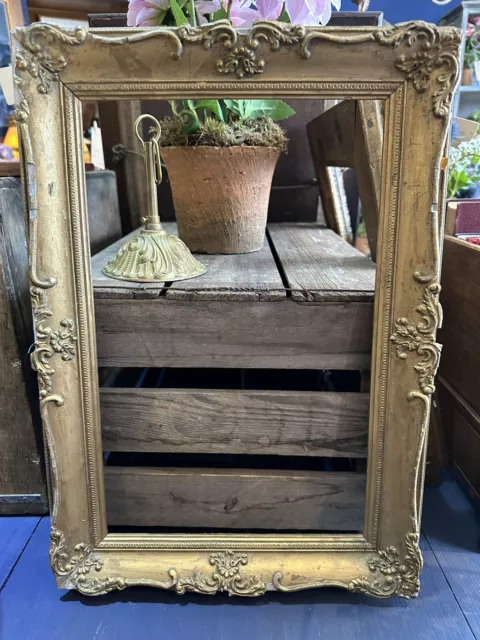 Antique Guilt Picture Frame