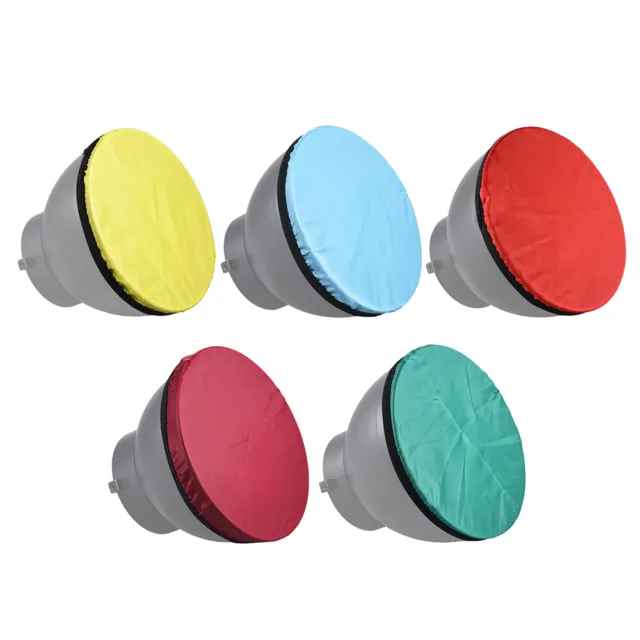 Leichte weiche Diffusor Tuch Kit für Standard-Studio Reflektor 5 Farben/Set N3U6