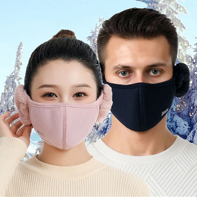 Cycling Windproof Winter Warm Earmuffs Outdoor Mask Ear Warmer Mouth Cover