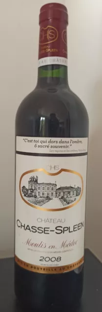 Château Chasse Spleen 2008 - Moulis - Rouge